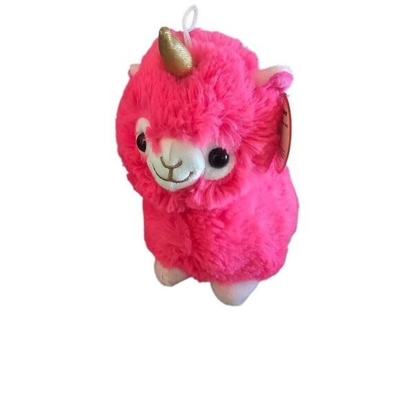 Peek A boo toys pink plush llama unicorn - Picture 2 of 6
